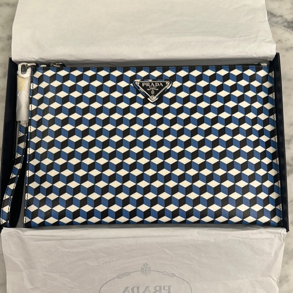 Prada Leather Clutch Bag - Picture 1 of 4